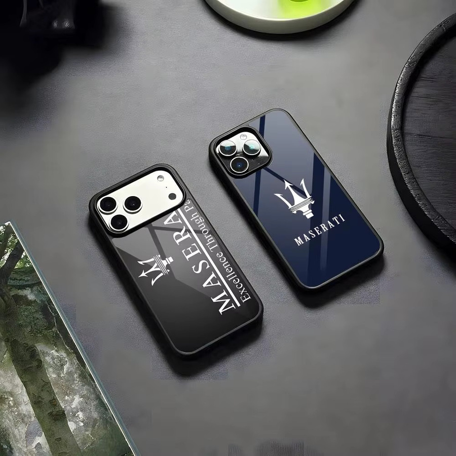 M-maseratis Sportwagen Handyhülle aus Silikon und PC+TPU für iPhone Modelle in Schwarz - Bild 2