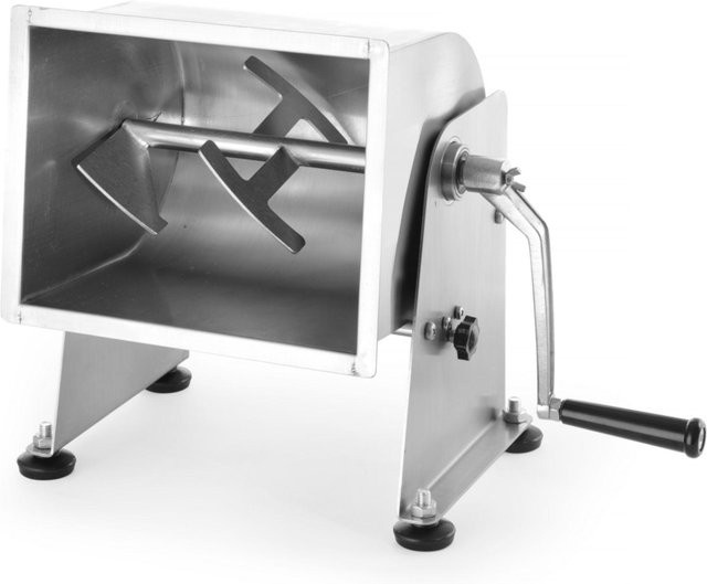 Hendi Manueller Wurstfüllmischer mit Kippschüssel, Silber, 11 kg - Bild 1