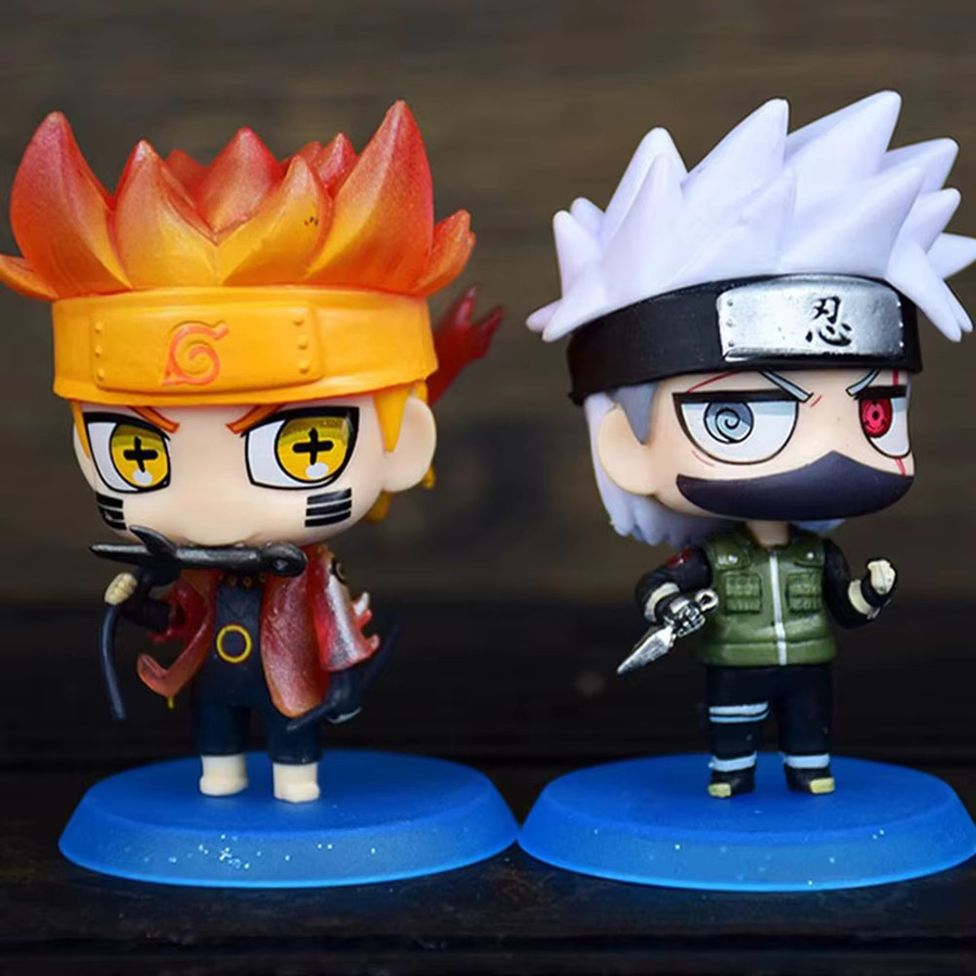 Bandai Naruto Shippuden Actionfiguren, 6-teiliges Set, Q-Version, PVC - Bild 3