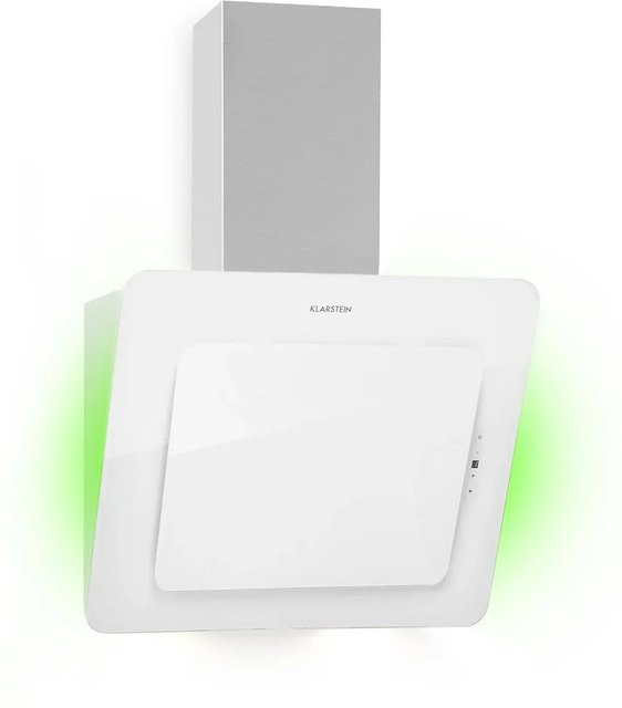 Klarstein Helena 60 Dunstabzugshaube Weiß mit LED-Display und Umluftfunktion - Bild 1