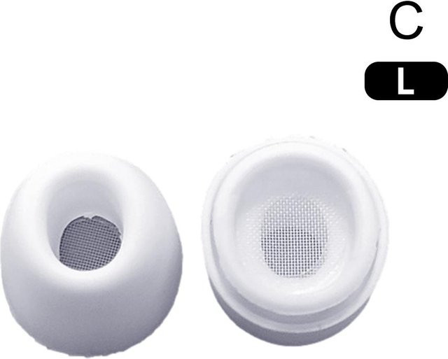 Silikon-Ersatz-Ohrstöpsel für Apple AirPods Pro in Weiß, 3 Größen S/M/L - Bild 1