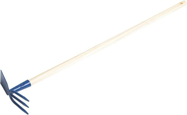 LUX-TOOLS Gartendoppelhacke klein mit Holzstiel, Höhe: 85 cm - Bild 1