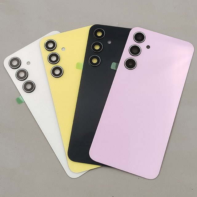 Samsung Galaxy A35 5G Akkudeckel Ersatzteil Set mit Kameralinse in Schwarz für SM-A356 und SM-A356B/DS - Bild 1