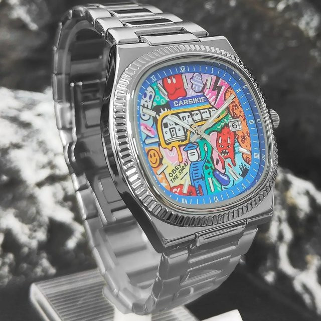STARPERISH Armbanduhr Quarz, Edelstahl, Silber, Herren - Bild 1