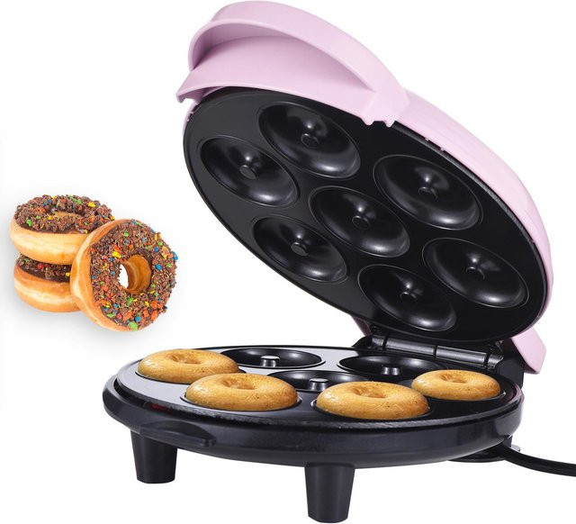 Dash Mini Donut Maker Elektrische Donutmaschine mit 700W und Antihaftbeschichtung in Pink - Bild 1