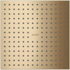 Hansgrohe Axor Kopfbrause Rain in Bronze, quadratisch, Unterputz-Installation, Breite: 25 cm, Breite: 25 cm - Bild 1