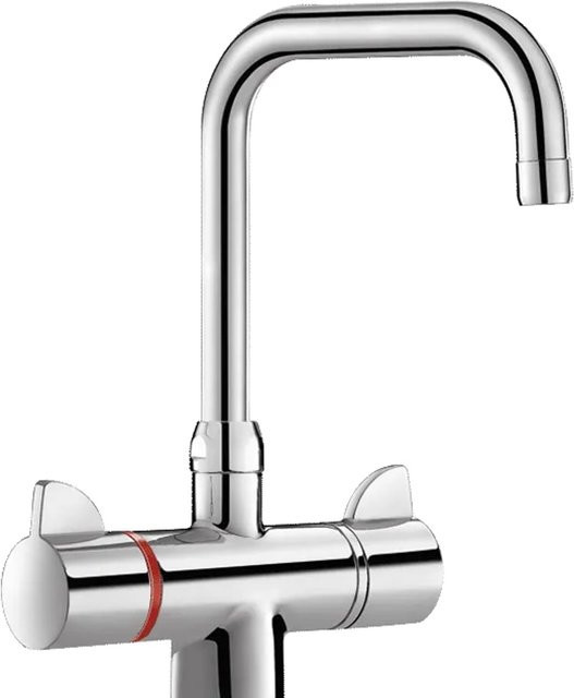 Delabie SPT-Therm SECURITHERM Thermostat-Armatur mit Schwenkauslauf und Sicherheitsstopp in Chrom - Bild 1