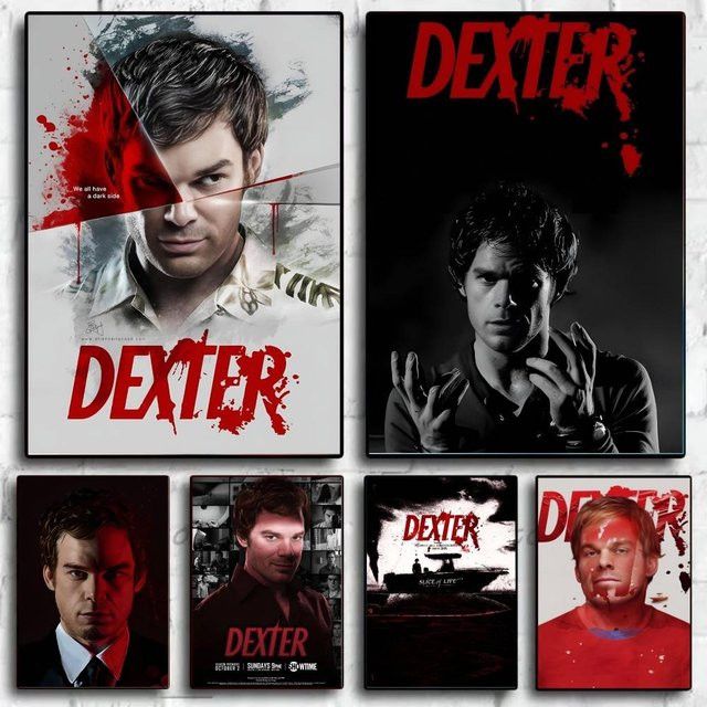 Dexter Morgan Poster Selbstklebender Wandaufkleber aus wasserfestem Papier für dein Zuhause oder die Bar - Bild 1