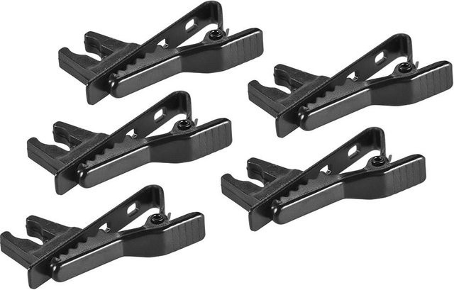 Andoer Reversmikrofon mit Krawattenklammer 5er Set, Schwarz, 5 mm - Bild 1