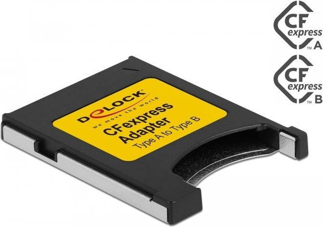 Delock Kartenadapter von CFexpress Type B auf CFexpress Type A in Schwarz - Bild 1