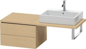Duravit L-Cube Unterschrank in Beige mit 2 Schubkästen, Wandmontage, B: 62 cm, T: 54,7 cm, H: 40 cm - Bild 1