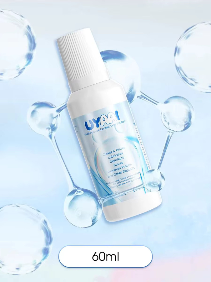 UYAAI Kontaktlinsen-Pflegelösung, 60 ml, Unisex - Bild 2