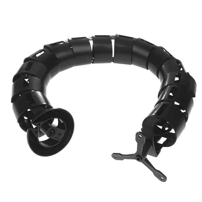 Kabelablage aus Metall für das Schreibtisch-Kabelmanagement in Schwarz, Breite: 80 cm - Bild 4