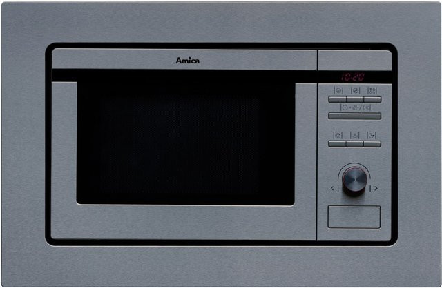 Amica EMW 13180 E Einbau-Kombi-Mikrowelle mit Grill in Silber/Edelstahl - Bild 1