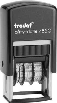Trodat Printy 4850L Selbststempel in Schwarz - Bild 1