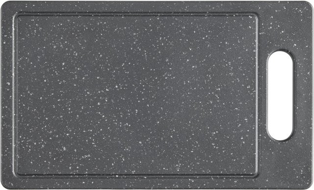 Schneidebrett Michael von Mömax in Schwarz und Grau aus Kunststoff, rechteckig - Bild 1