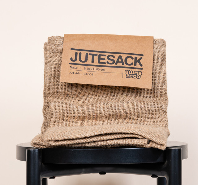 Jutesack von BLUME2000 in Beige, Breite: 80,0 cm, Höhe: 60,0 cm - Bild 1