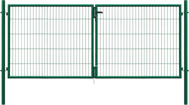FLORAWORLD Doppelflügeltor Classic mit Einstabmattenfüllung in Grün, B: 300 cm, H: 175 cm - Bild 1