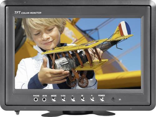 Renkforce T-900B Auto LCD-Monitor 9 Zoll in Schwarz - Bild 1