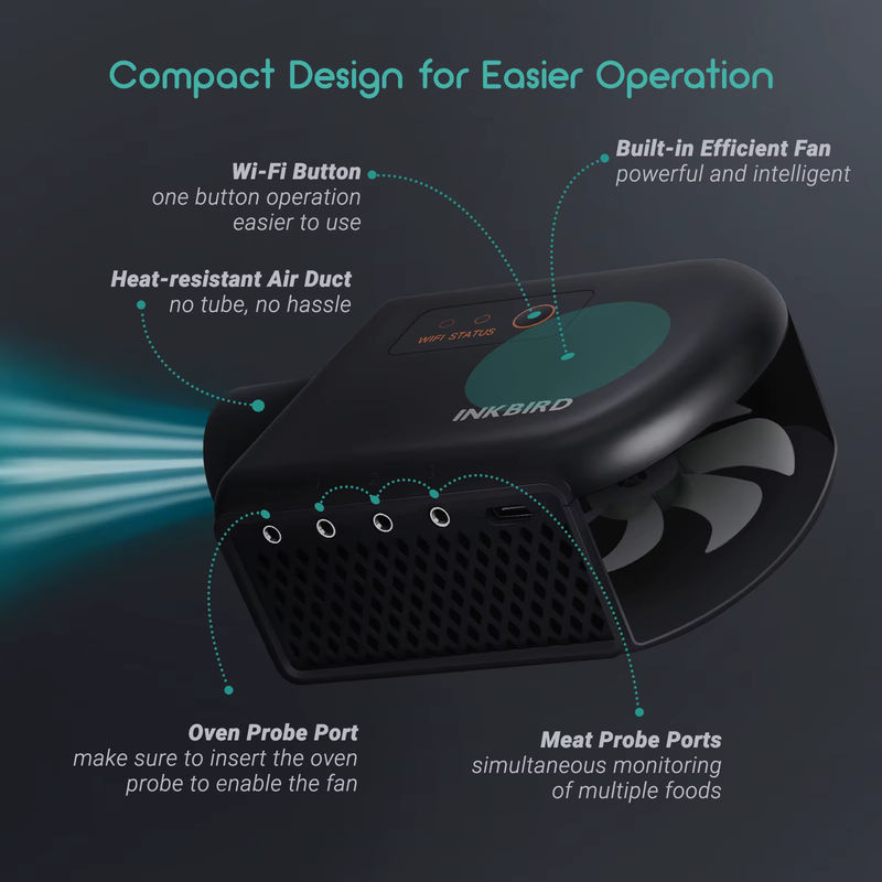 Inkbird ISC-027BW Temperaturregler mit Wi-Fi und Bluetooth für Grill und Smoker, Schwarz - Bild 5