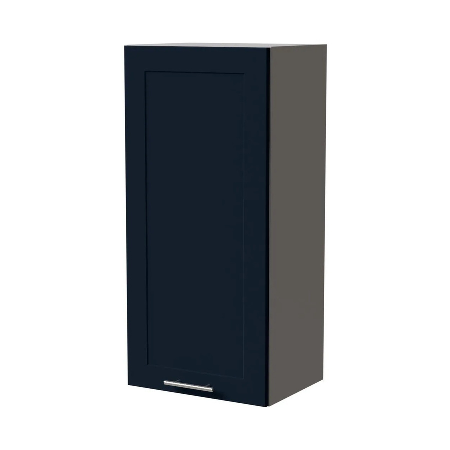 Feldmann-Wohnen Hängeschrank Oslo Küchenschrank in Grau und Indigo Matt mit Soft-Close-Türen, B/T/H: 45 x 32,5 x 96 cm - Bild 2