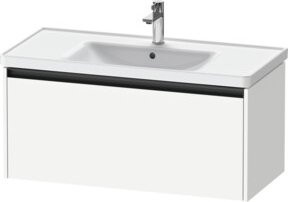 Duravit Waschtischunterschrank Ketho.2, Wandhängend, Weiß, B: 98,4 cm, T: 45,5 cm, H: 44,0 cm - Bild 1