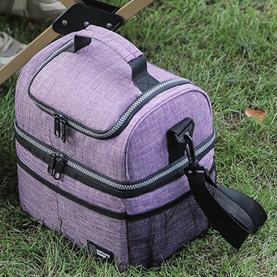 Isolierte Thermo-Lunchtasche von MOJOYCE in Pink für Arbeit, Camping und Outdoor-Picknick - Bild 3