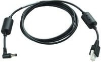Zebra DC Netzkabel CBL-DC-388A1-01 mit Barrel-Stecker in Schwarz - Bild 1