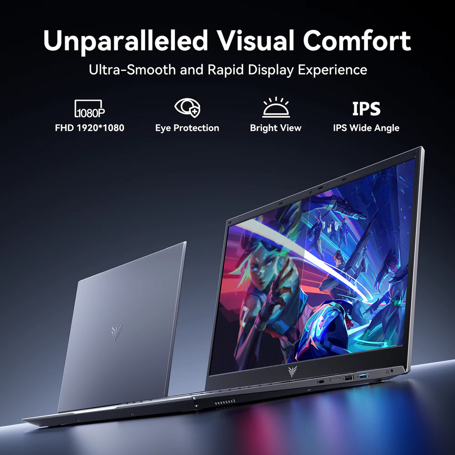 ACEMAGIC Laptop mit 18,5 Zoll FHD Display, AMD Ryzen 3 4300U, 16GB RAM, 512GB SATA SSD und 7000mAh Akku - Bild 5