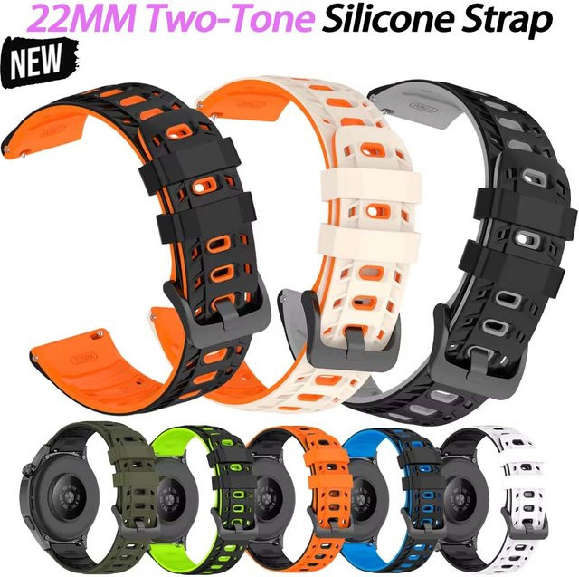 Xiaomi Uhrenarmband Silikon, zweifarbig, 22 mm, Unisex - Bild 1