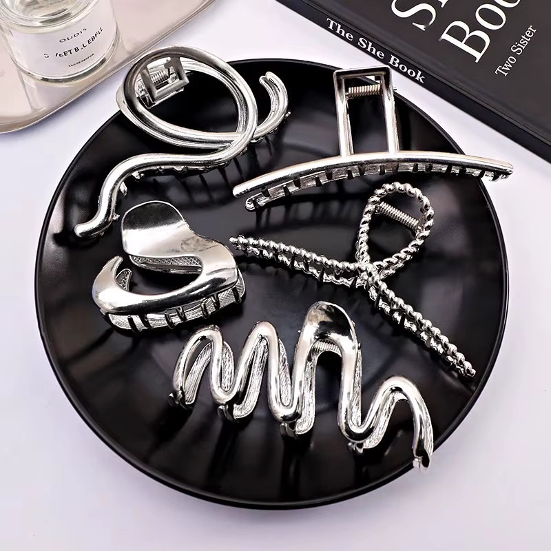 PjNewesting Haarklammer, Silber, Geometrisch, Damen - Bild 3