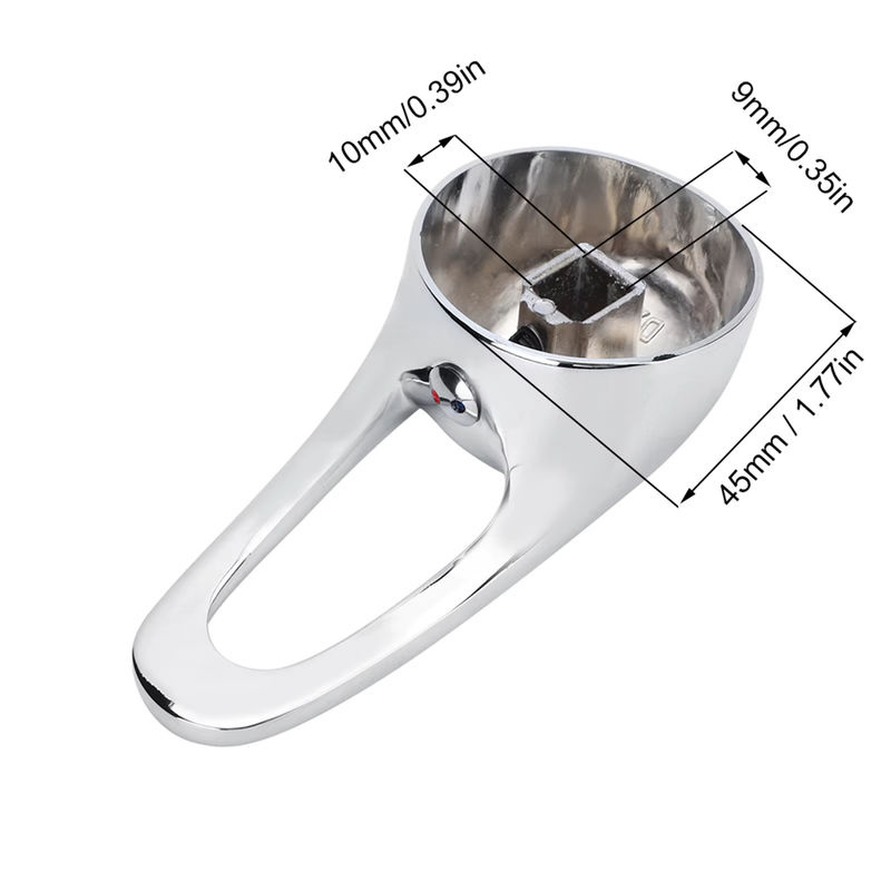 TOPINCN Einhebelgriff Ersatz für Küchen- und Badarmaturen aus Zinklegierung in Chrom-Silber, 35mm - Bild 3