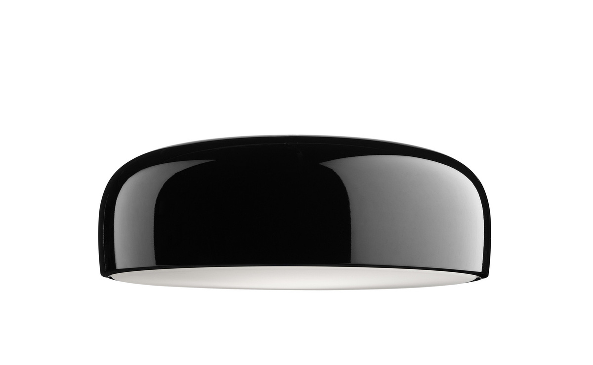 Flos Smithfield C Deckenleuchte in Schwarz aus Aluminium mit dimmbarer LED und E27 Fassung - Bild 2