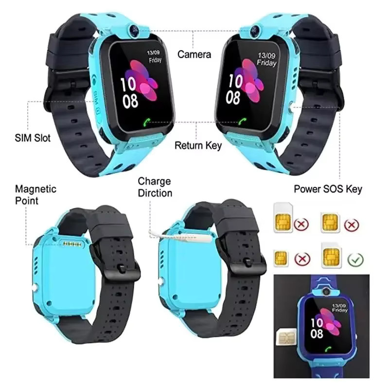 Oppo 4G Kinder-Smartwatch mit Anruffunktion und Kamera in Pink - Bild 4