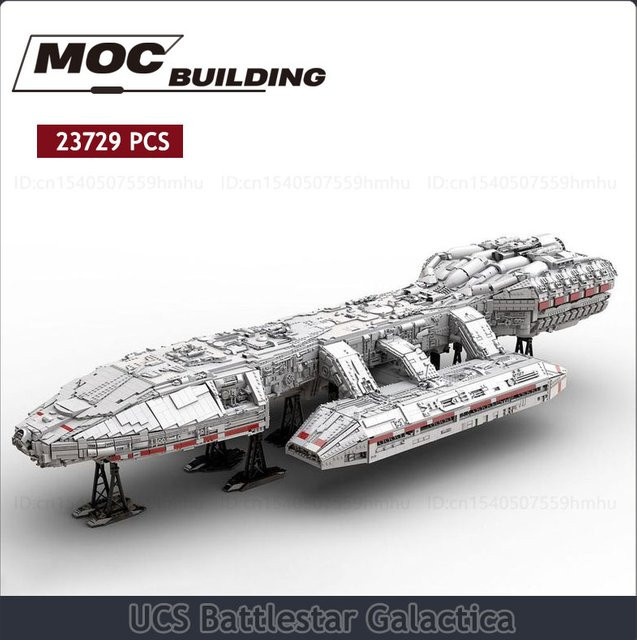 MOCBUILDING Battlestar Galactica Weltraum-Serie, Raumschiff-Technologie, Bausteine - Bild 1