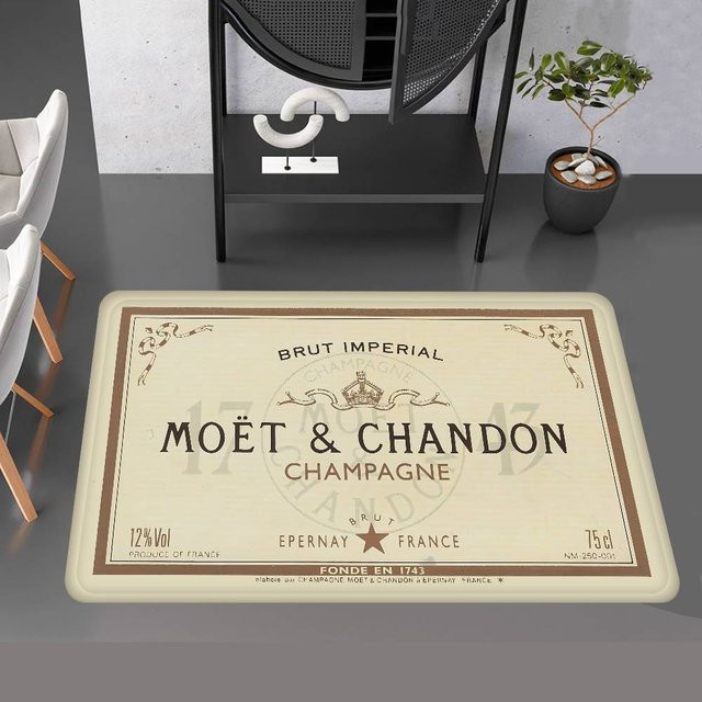 Useful Home Luxus Küchenmatte mit Kinder-Motiv in Beige, rutschfest und waschbar, B/T: 60 x 90 cm - Bild 1