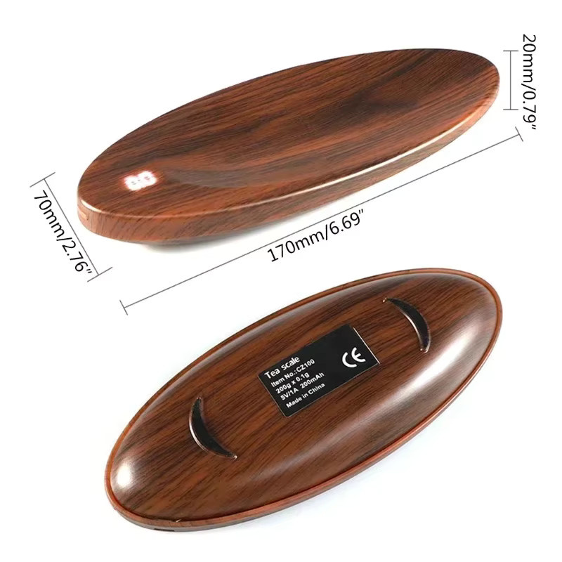 Mini Digitale Präzisionswaage mit USB-Aufladung für Kaffee, Schmuck und Kräuter, Tragbare Taschenwaage bis 200g mit 0,01g Genauigkeit - Bild 2