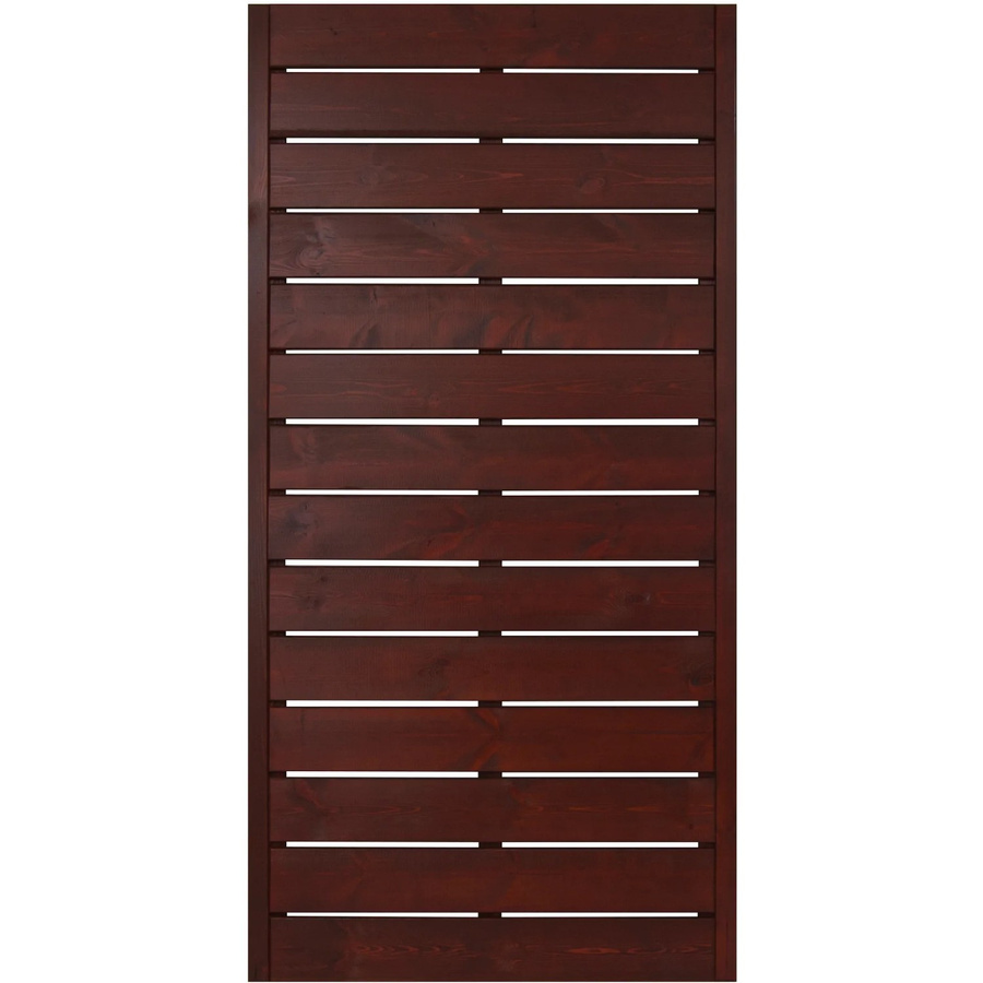Sichtschutzzaunelement Faro von Andrewex aus Kiefernholz, Braun, lackiert, Höhe: 180 cm, Breite: 90 cm - Bild 2