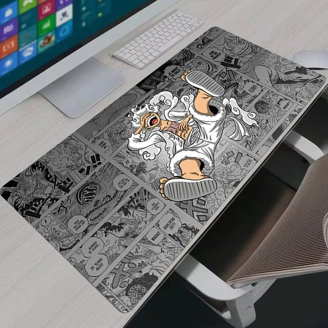 Bandai XXL Mauspad im One Piece Anime Luffy Stil, rutschfeste Gaming-Schreibtischunterlage in Multicolour - Bild 1