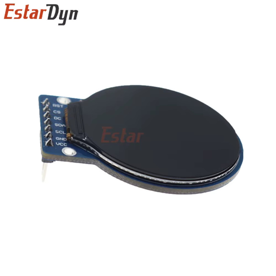 Estardyn Rundes TFT LCD Display Modul 1,28 Zoll RGB IPS HD 240x240 Auflösung GC9A01 Treiber 4-Draht SPI Schnittstelle mit Adapterplatine - Bild 1