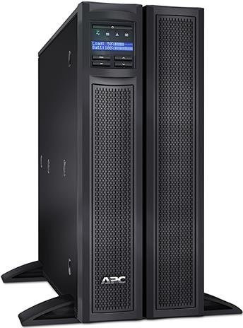 APC Smart-UPS X 3000 Rack/Tower LCD USV, 3000 VA, 2700 Watt, Schwarz, mit USB und RS-232, 12 Ausgangsanschlüsse, 4U - Bild 1