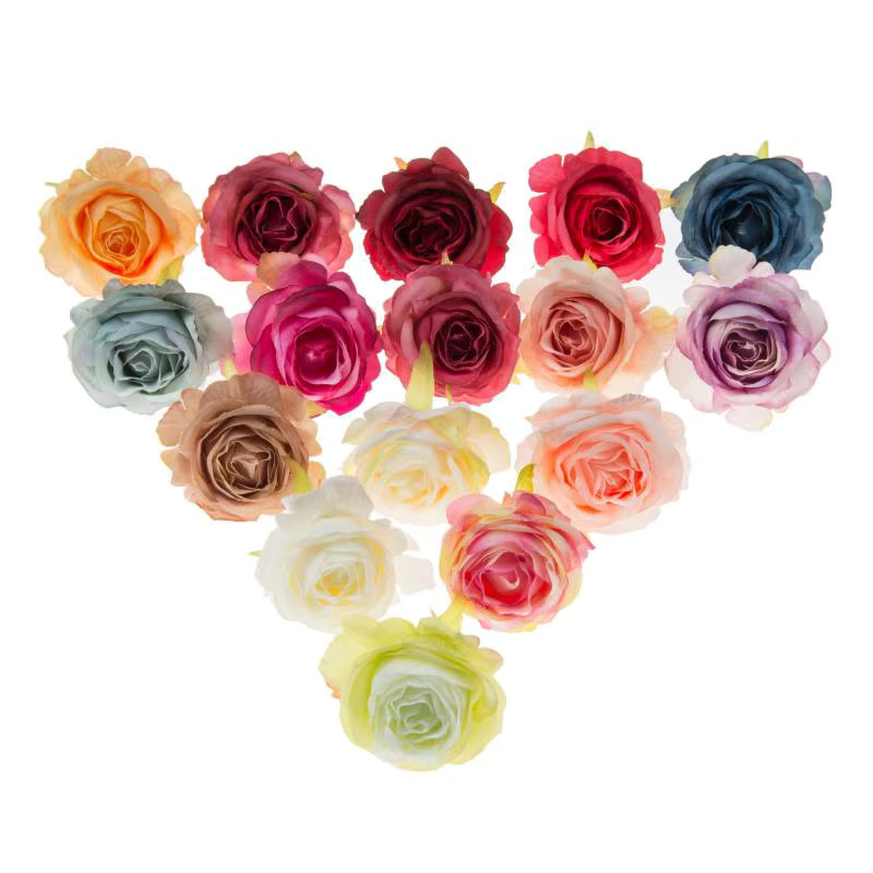 XIAOYINMO Künstliche Seidenrosen in Multicolour für DIY-Dekorationen, Hochzeiten und Valentinstag - Bild 2