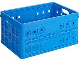 Sunware Square Klappbox mit Durchfassgriff, Blau, 46 Liter - Bild 1