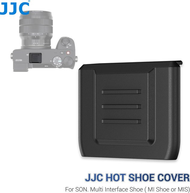 JJC Multi Interface MI Blitzschuh in Schwarz für Sony A7CR A7C II RX1R III ZV-E1 ZV-1 II ZV-E10 A9 III II A6700 A6600 A6500 A6400 A6300 A6100 - Bild 1