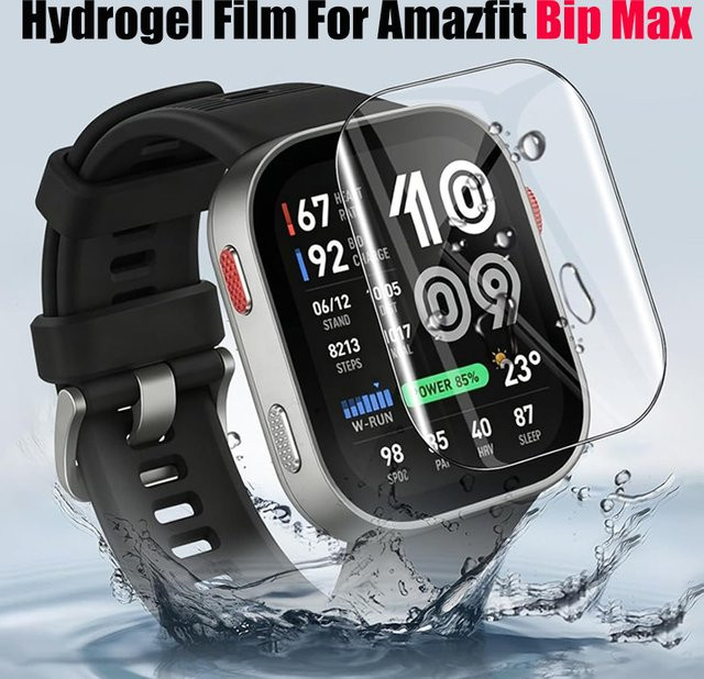 Amazfit Bip Max Displayschutzfolie, TPU, transparent, Unisex - Bild 1