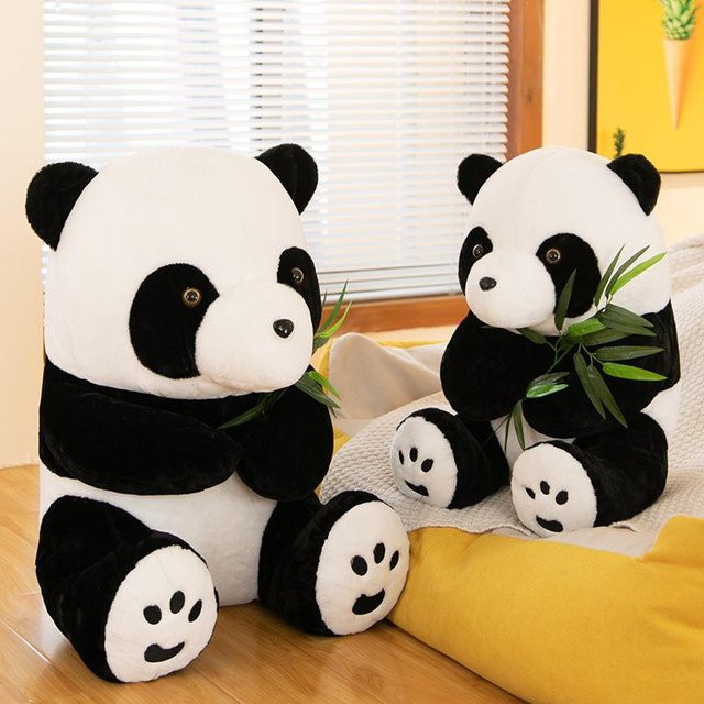 Bambusblatt-Panda, Plüschtier, Bunt / Mehrfarbig - Bild 1