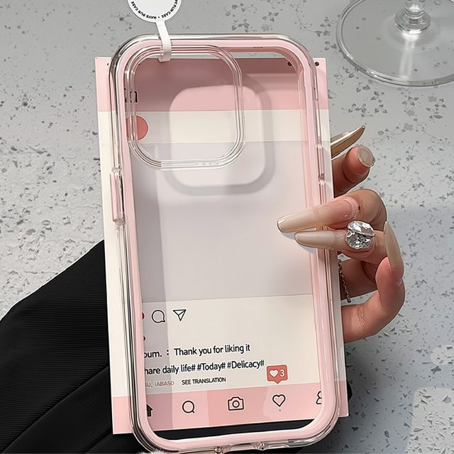 Caynes 2 in 1 Silikon Handyhülle für iPhone 16 Pro Max in Transparent oder Schwarz - Bild 1