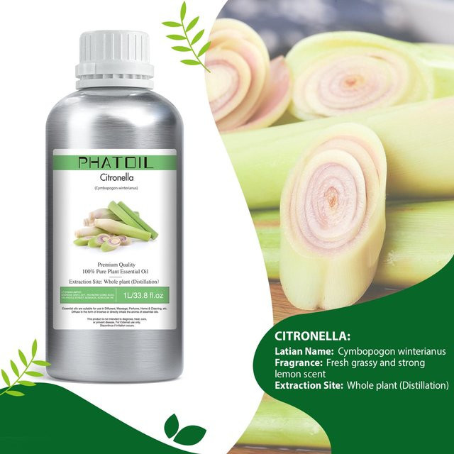 PHATOIL Ätherische Öle, Vanille, Lavendel, Rosmarin, Geranie, Citronella, 1000 ml - Bild 1