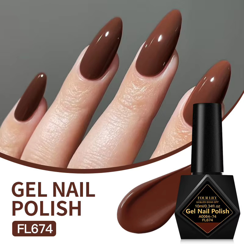Four Lily Gel-Nagellack-Set, 10 ml, Glänzend, Unisex - Bild 2