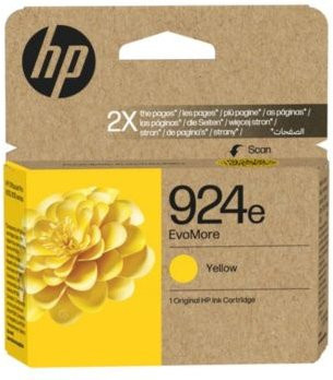 HP Original-Druckerpatrone 924e EvoMore Tintenpatrone in Gelb mit ca. 800 Seiten Druckleistung - Bild 1